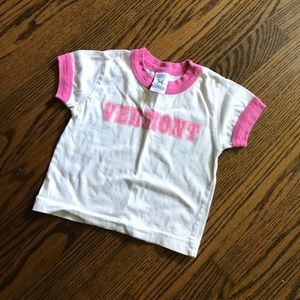 Vintage toddler ringer tee